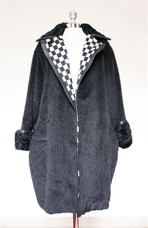 cappotto moda versace anni 80|VERSACE COUTURE stupendo cappotto vintage originale anni .